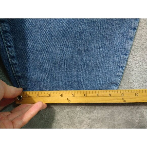 Old Navy Jeans Women 26 Blue Denim Curvy OG Straight High Rise Ankle Stretch - Picture 6 of 11